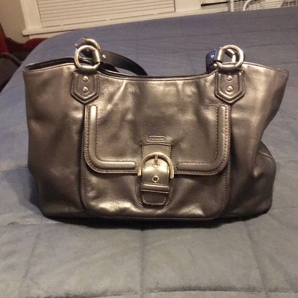Bronze Coach Handbag, AUTHENTIC!